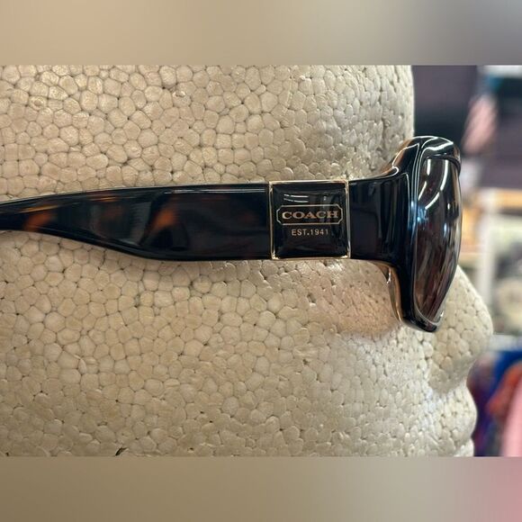 COACH Sunglasses with Case - Black / Brown - Picture 9 of 12